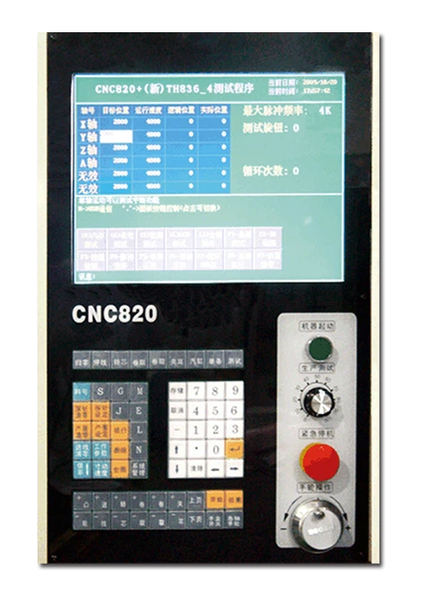 Controlador de màquina de molla CNC universal de 6 eixos CNC820